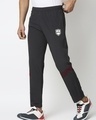 Shop Men's Grey Color Block Slim Fit Track Pants-Design