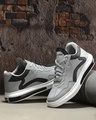 Shop Men's Grey Color Block Sneakers-Front