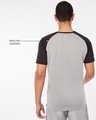 Shop Men's Grey Colorblock Training T-shirt-Design