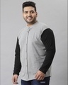 Shop Men's Grey Colorblocked Stylish Full Sleeve Casual Shirt-Design