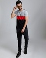 Shop Men's Grey Colourblocked T-shirt