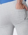 Shop Men's Grey Cotton Blend Track Pants