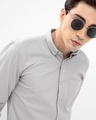 Shop Men's Grey Cotton Shirt-Full