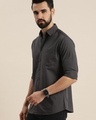 Shop Men's Grey Cotton Shirt-Front