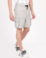 Shop Men's Grey Cotton Shorts-Design