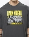 Shop Men's Grey Dark Knight Oversized Graphic Print T-shirt