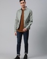 Shop Men's Grey Denim Jacket-Full