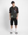 Shop Men's Grey Eddie Brock Graphic Printed Oversized T-shirt-Full