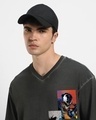 Shop Men's Grey Eddie Brock Graphic Printed Oversized T-shirt