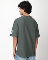Shop Men's Grey Energy Varsity Graphic Printed Oversized T-shirt-Full