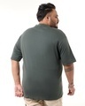 Shop Men's Grey Fearsome Graphic Printed Oversized Plus Size T-shirt-Design