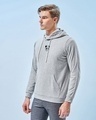 Shop Men's Grey Geo Panda Graphic Printed Hoodies-Design