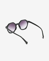 Shop Men's Grey Geometric Polarised Lens Gradient Sunglasses-Design