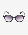 Shop Men's Grey Geometric Polarised Lens Gradient Sunglasses-Full