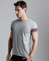 Shop Men's Grey Graphic Print T-shirt-Design