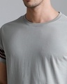 Shop Men's Grey Graphic Print T-shirt-Full