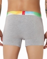 Shop Pack of 2 Men's Grey Graphic Printed Cotton Trunks-Full