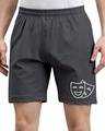 Shop Men's Grey Graphic Printed Shorts-Design