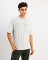Shop Men's Grey Hallelujah Typography T-shirt-Front