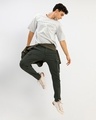 Shop Men's Grey Hallelujah Typography T-shirt-Full