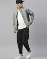 Shop Men's Grey HBHM Typography Jacket