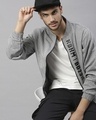 Shop Men's Grey HBHM Typography Jacket