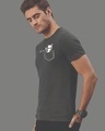 Shop Men's Grey Here I Am  Alien Premium Cotton T-shirt-Design