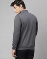 Shop Men's Grey High Neck Sweatshirt-Full
