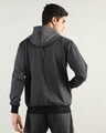Shop Men's Grey Hooded Jacket-Full
