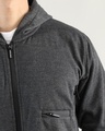 Shop Men's Grey Hooded Jacket