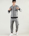 Shop Men's Grey Hooded Jacket