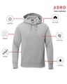 Shop Men's Grey Hoodie-Design