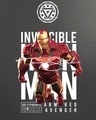 Shop Men's Grey Invincible Ironman Graphic Printed Oversized T-shirt