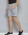 Shop Men's Grey Keep Going Typography Slim Fit Shorts-Design