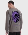Shop Men's Grey King Of Wakanda Graphic Printed Sweatshirt-Design