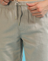 Shop Men's Grey Linen Shorts