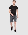 Shop Men's Grey Low-rise Shorts-Full