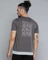 Shop Men's Grey Make A Move Back Printed Slim Fit T-shirt-Design