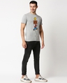 Shop Men's Grey Mario Cotton T-shirt