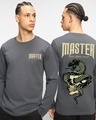 Shop Men's Grey Master 88 Graphic Printed T-shirt-Front