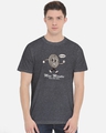 Shop Men's Grey Miss Minutes Graphic Printed T-shirt-Front