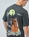 Shop Men's Grey Scooby Doo Graphic Printed Oversized T-shirt
