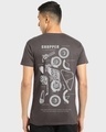 Shop Men's Grey Old School Graphic Printed T-shirt-Design