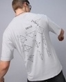 Shop Men's Grey Orig Graphic Printed Oversized T-shirt-Front