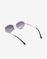 Shop Men's Grey Oval Polarised Lens Sunglasses-Design