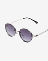 Shop Men's Grey Oval Polarised Lens Sunglasses