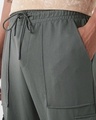 Shop Men's Grey Oversized Cargo Joggers