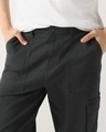 Shop Men's Grey Oversized Cargo Pants