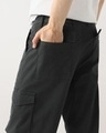 Shop Men's Grey Oversized Cargo Pants