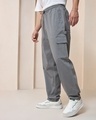 Shop Men's Grey Cargo Carpenter Pants-Design